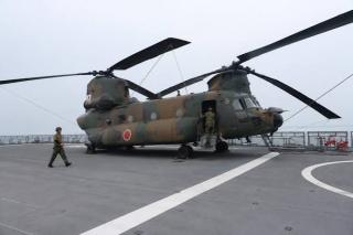Jepang Kirim Tiga Helikopter Chinook ke Kalbar, Siap Dukung Water Bombing Karhutla